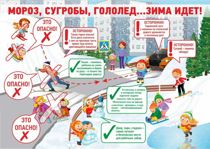 В Вологодской области проходит акция «Зимние каникулы», направленная на предотвращение детского дорожно-транспортного травматизма 1